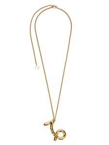 Jil Sander collier à pendentif zodiaque - Or