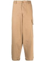 YMC pantalon court à taille élastiquée - Marron