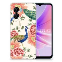 TPU Hoesje voor OPPO A77 | A57 5G Pink Peacock - thumbnail