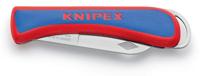 KNIPEX electriciën zakmes 16 20 50 sb (rood/blauw, lengte 120mm)