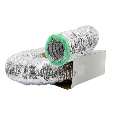 Geïsoleerde flexibele ventilatieslang - Ø150mm - Aluminium - DOOS a 10 METER