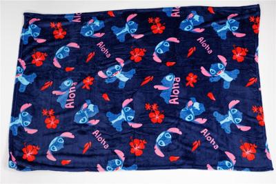 Stitch fleece plaid aloha 110 x 150 cm - polyester
