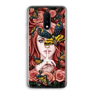 Lady Moth: OnePlus 7 Transparant Hoesje