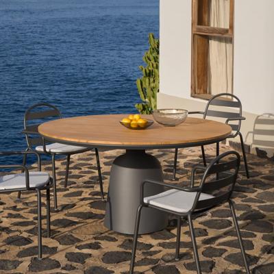 Kave Home Ronde Eettafel 'Tudons' Teakhout, 120cm