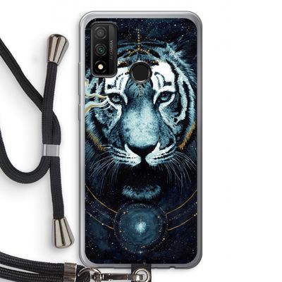 Darkness Tiger: Huawei P Smart (2020) Transparant Hoesje met koord