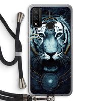 Darkness Tiger: Huawei P Smart (2020) Transparant Hoesje met koord
