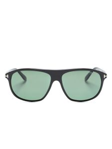 TOM FORD Eyewear lunettes de soleil Prescott à monture pilote - Noir