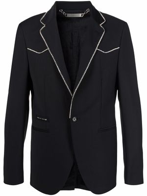 Philipp Plein blazer Strass Gigolò - Noir