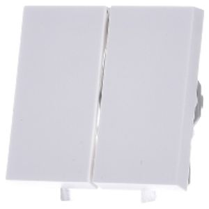 029527  - Cover plate for switch/push button white 029527