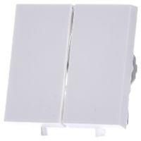 029527  - Cover plate for switch/push button white 029527 - thumbnail