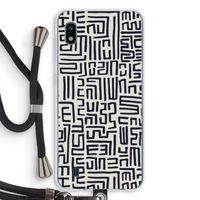 Moroccan Print: Samsung Galaxy A10 Transparant Hoesje met koord