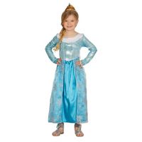 IJprinses jurkje voor meisjes 128-134 (7-9 jaar)  -