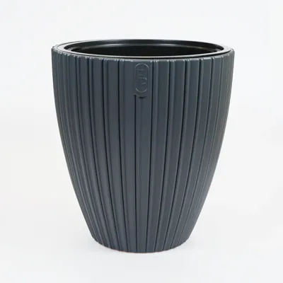 Vita bloempot Mika 40 antraciet