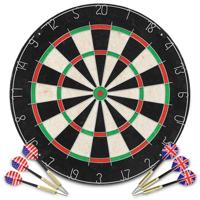 VidaXL Dartbord professioneel met 6 darts sisal