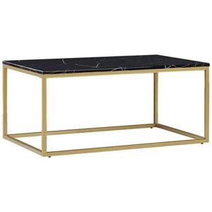 Beliani - DELANO - Salontafel - Zwart|Goud - MDF