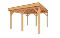Buitenverblijf SUBLIME Plat dak - 400x400 cm- Plat dak- - YARD Outdoor
