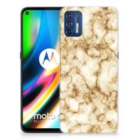 Motorola Moto G9 Plus | TPU | Siliconen hoesje | Marmer Goud