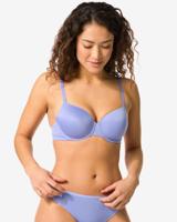 HEMA Voorgevormde Bh Met Beugel Recycled Micro Blauw (blauw)