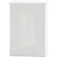 Creativ Company Mini canvas, afm 6x4x1 cm, wit, 2 stuk/ 1 doos