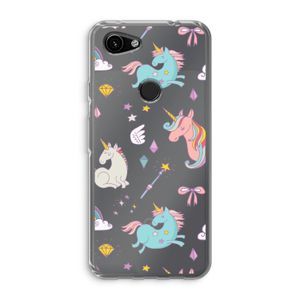 Fantasiewereld: Google Pixel 3a Transparant Hoesje