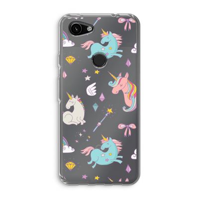 Fantasiewereld: Google Pixel 3a Transparant Hoesje
