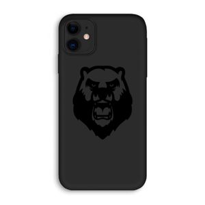 Angry Bear (black): iPhone 11 Biologisch afbreekbaar hoesje