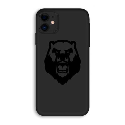 Angry Bear (black): iPhone 11 Biologisch afbreekbaar hoesje