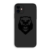 Angry Bear (black): iPhone 11 Biologisch afbreekbaar hoesje