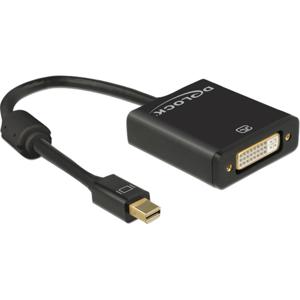 DeLOCK 62603 video kabel adapter 0,2 m Mini DisplayPort DVI-I Zwart