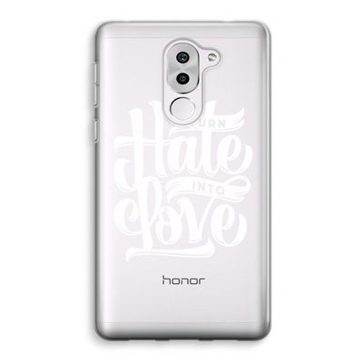 Turn hate into love: Honor 6X Transparant Hoesje