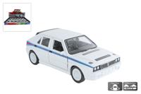 Welly lancia delta martini die cast pull back 12 cm