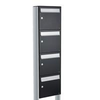 Allux Flow Set 4-Hoog Op Statief Zwart - 40040070_1x4s