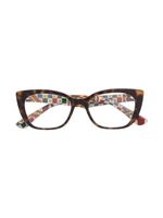 Dolce & Gabbana Kids lunettes de vue à monture papillon - Marron