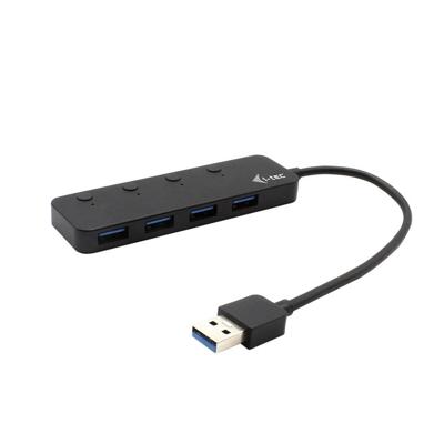 i-tec 4 poorts USB hub + On/Off switch