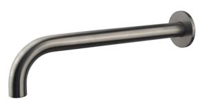 Wiesbaden inbouw-uitloop rond 30cm 1/2&apos;&apos; gunmetal