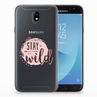 Samsung Galaxy J7 2017 | J7 Pro Telefoonhoesje met Naam Boho Stay Wild