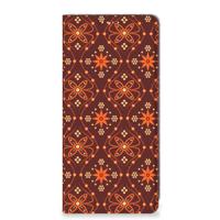 Samsung Galaxy A71 Hoesje met Magneet Batik Brown