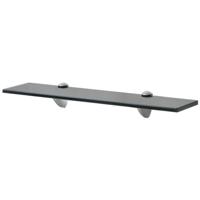 Zwevend schap 50x20 cm 8 mm glas - thumbnail