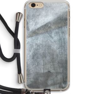 Grey Stone: iPhone 6 PLUS / 6S PLUS Transparant Hoesje met koord
