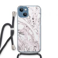 Mengelmoes: iPhone 13 mini Transparant Hoesje met koord