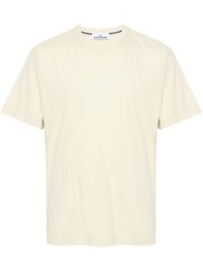 Stone Island t-shirt en coton à logo imprimé - Tons neutres