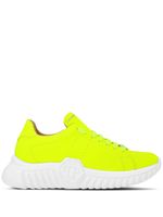 Philipp Plein Runner Hexagon low-top leather sneakers - Jaune