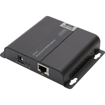 Digitus DS-55125 1 poort HDMI-ontvanger 3840 x 2160 Pixel Zwart