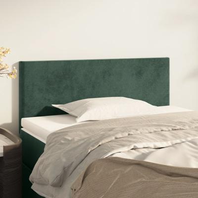 Hoofdbord 80x5x78/88 cm fluweel donkergroen