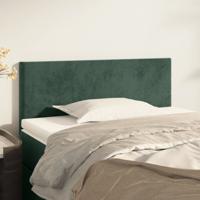 Hoofdbord 80x5x78/88 cm fluweel donkergroen Hoofdbord 80x5x78/88 cm fluweel donkergroen