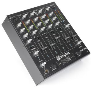 Vonyx STM-7010 Mixer 4-Kanaals DJ Mixer met USB