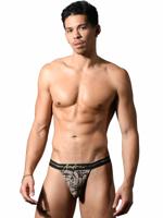 Andrew Christian - Thong - Laurel Leaf - Multi, Maat:S Andrew Christian - Thong - Laurel Leaf - Multi, Maat:S
