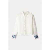 Pom Amsterdam - Wit | Dames | Blouse | Wit | 40 | regular | Kamst mode