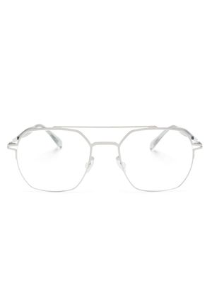 Mykita lunettes de vue Arlo à monture pilote - Argent