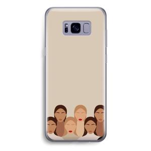 Girls girls girls: Samsung Galaxy S8 Transparant Hoesje